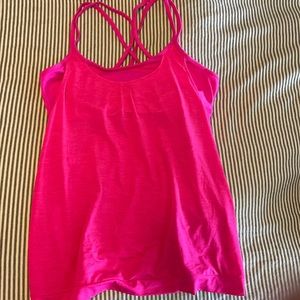 Athleta Pink Built in Bra TankTop